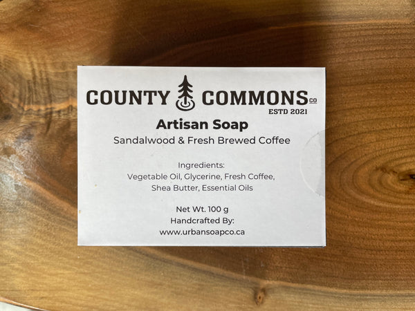 Sandalwood & Fresh Brewed Coffee Artisan Soap