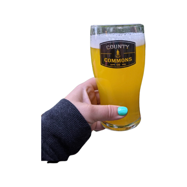 Printed Beer Glasses | 20oz Pint Glass | County Commons Co.