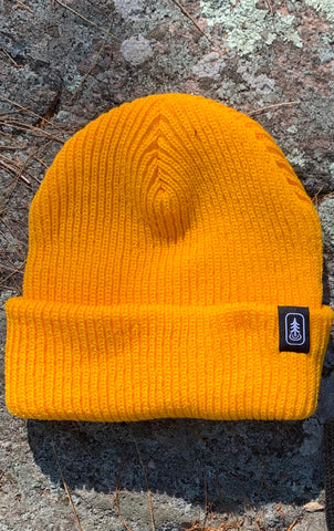 Reversible Beanie Cap | Tree Tag Beanie Hat | County Commons Co.